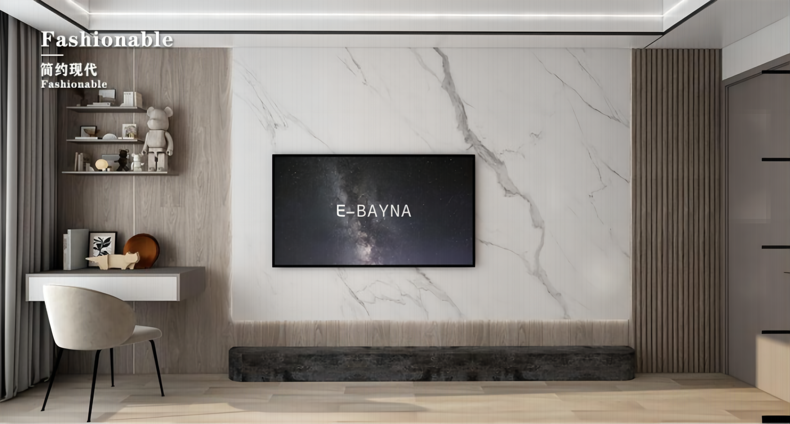 Stone Veil Modern Series Wall Panels for Home Decor TYB-003