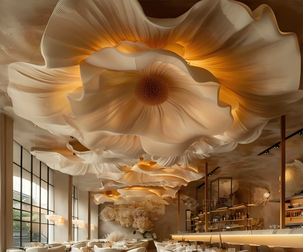 Nordic Bloom Modular Pendant - Minimalist Artistic Lighting for Restaurants & Boutiques