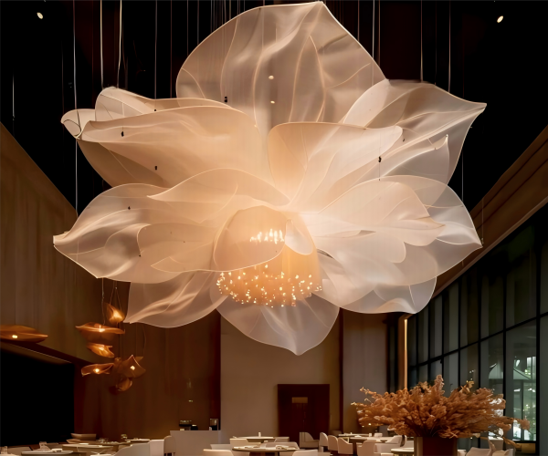 Nordic Bloom Modular Pendant - Minimalist Artistic Lighting for Restaurants & Boutiques