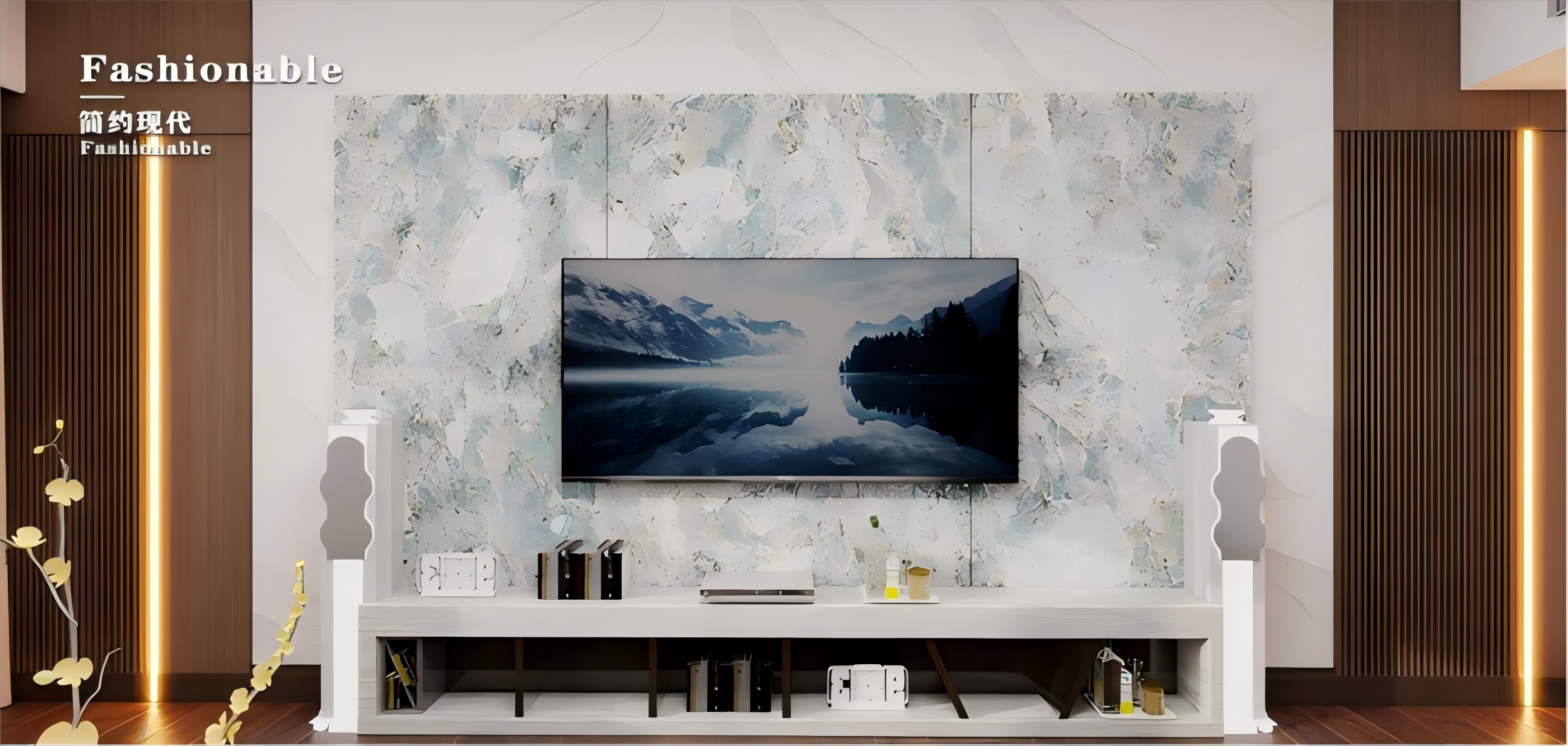Stone Veil Modern Series Wall Panels for Home Decor TYB-062